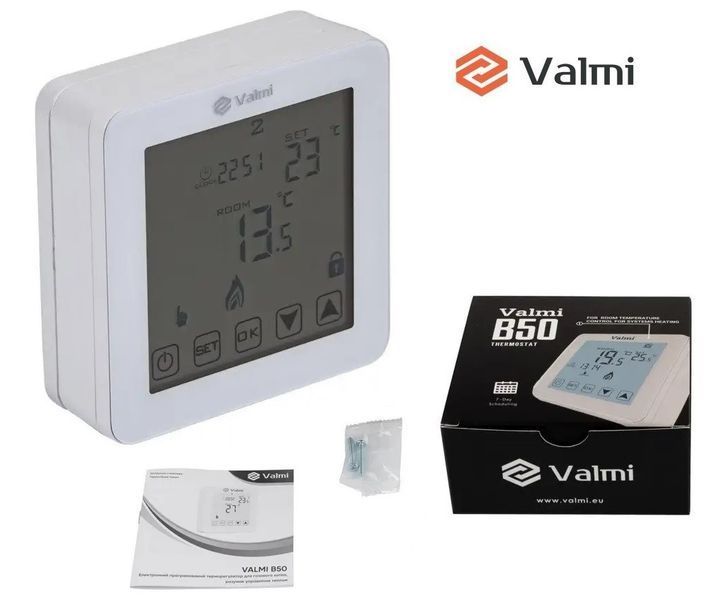 Терморегулятор Valmi B50 для газовых и электрических котлов с датчиком температуры воздуха B50 фото